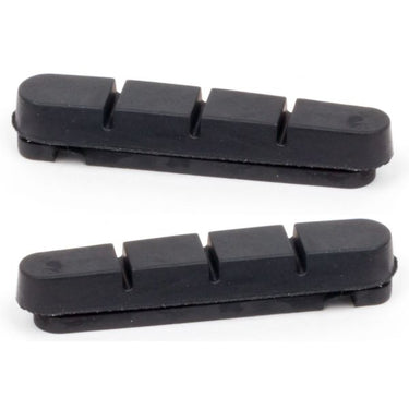 Road vervangings remschoenen Elvedes 55 mm voor Shimano cartridge V-brake (op kaart)
