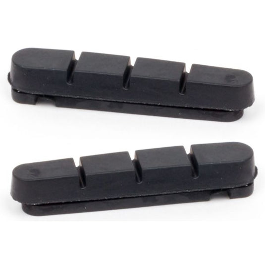 Road vervangings remschoenen Elvedes 55 mm voor Shimano cartridge V-brake (op kaart)