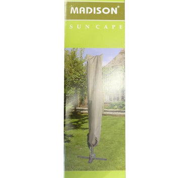 Madison parasolhoes beschermhoes v. staande en hangende parasol grijs 50x245cm.