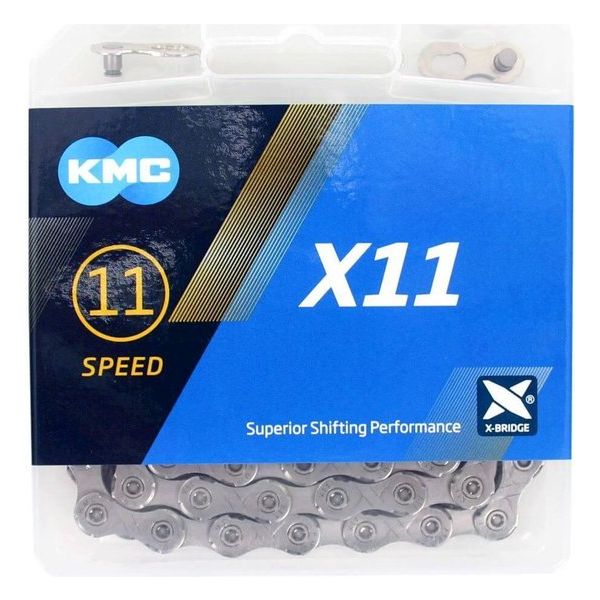 Load image into Gallery viewer, Kmc ketting 11 speed x11 118 schakels - grijs
