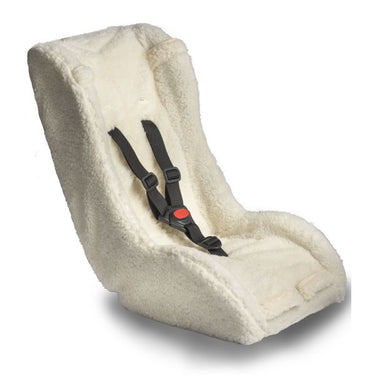 Melia bakfiets inzetstoel - peuterschaal, wit, 8-18 mnd, 550g, 27.5x45x50cm