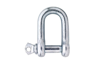 D-sluiting 6x6x13 verzinkt