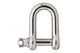 D-sluiting 12x12x26 rvs