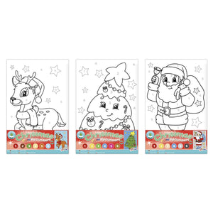XMAS Canvas Schilderen op Nummer - Kerstman