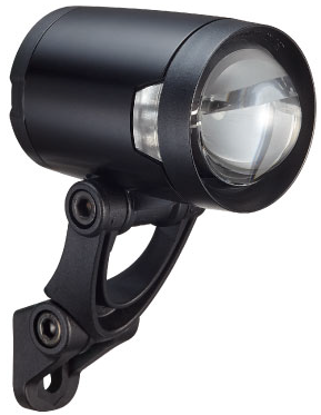 Headlight Herrmans H-Black Pro E 6-12 Volt - with holder - 230 lumen