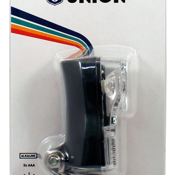 Union headlight LED black incl. battery Kroonb. UN4800