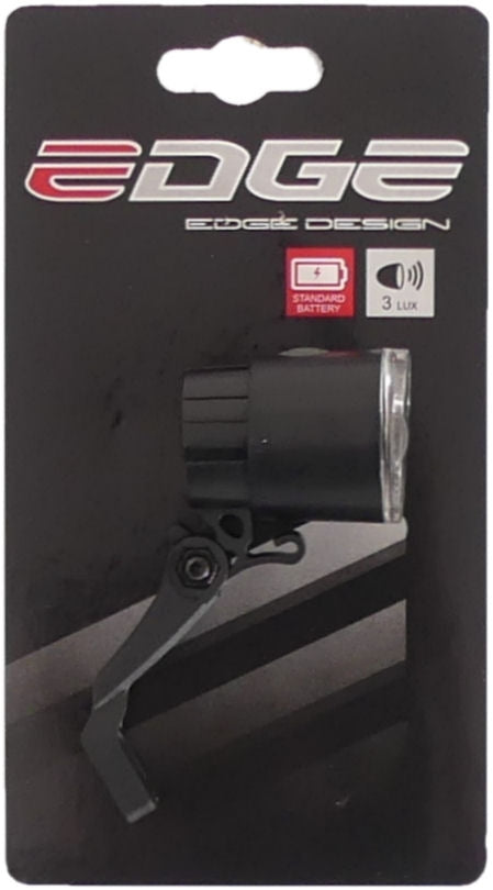 Headlight Edge Urban Mini - 3 Lux - incl. batteries