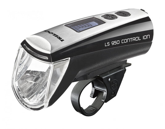 Trelock koplamp ls950 control ion - 70 lux - incl. houder