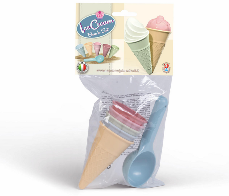 Load image into Gallery viewer, Androni strandset ice cream pastel 6-delig
