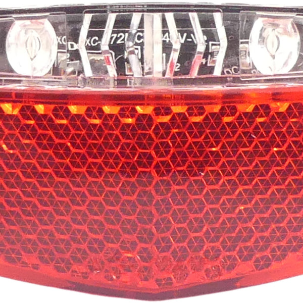 Rear carrier light Edge City Slimline - 50/80mm - E-Bike - 6-48Volt