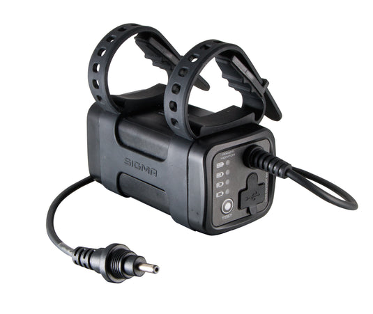 Sigma buster 2000 lumen helmlamp accu li-on oplader afstandbediening