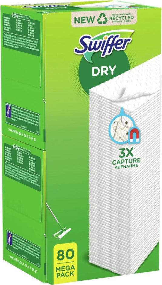 Swiffer vloerreiniger droge doekjes 80 vloerwissers doekjes