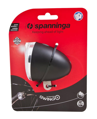 Spanninga swingo headlight black batt. Map