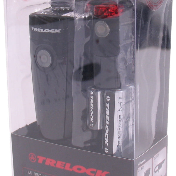 Lighting set Trelock LS350 + LS710 I-Go Sport - Black