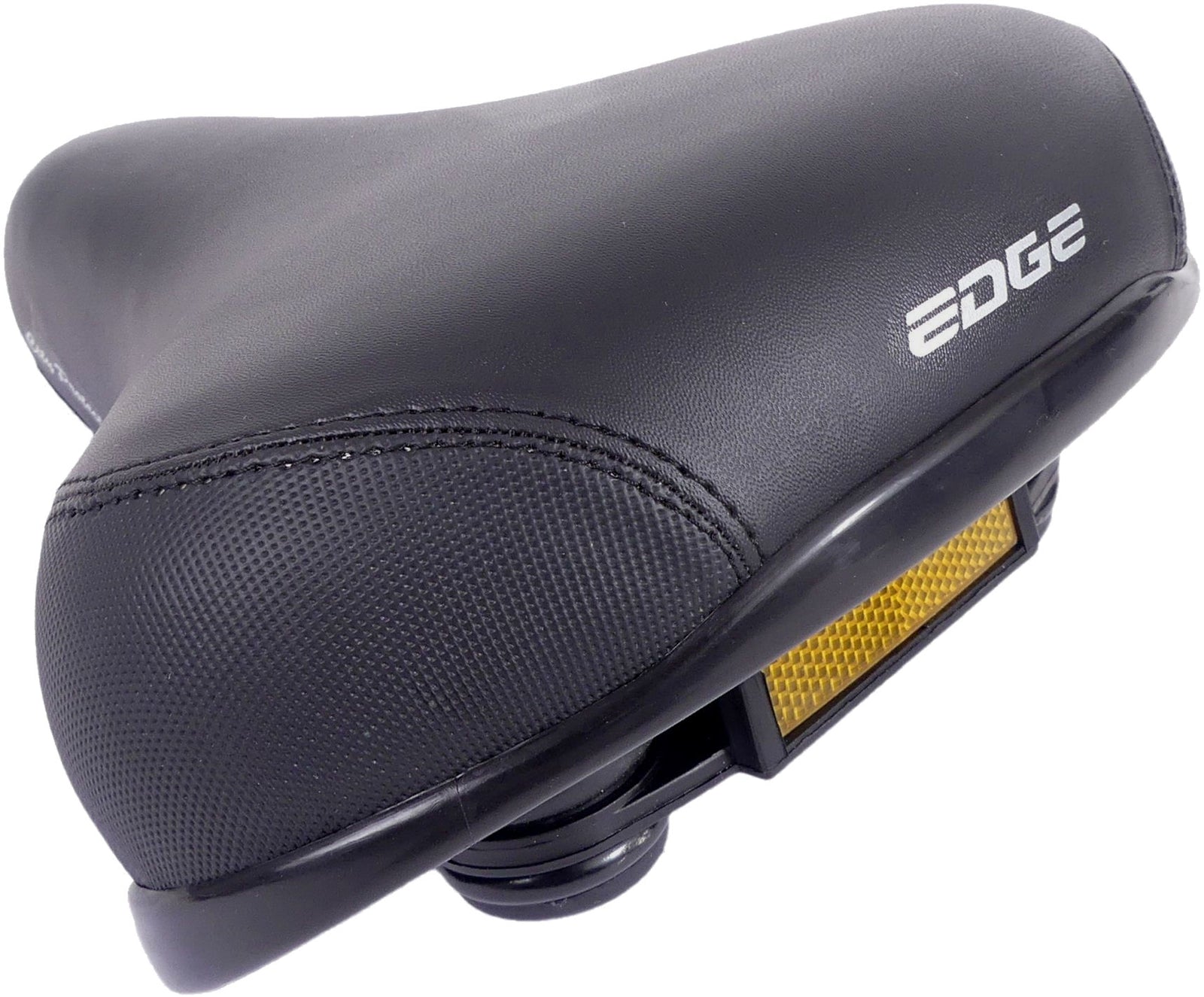 Bicycle saddle Edge City Protect - Black - with corner protection