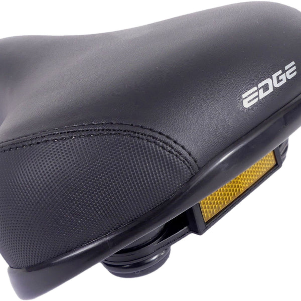 Bicycle saddle Edge City Protect - Black - with corner protection