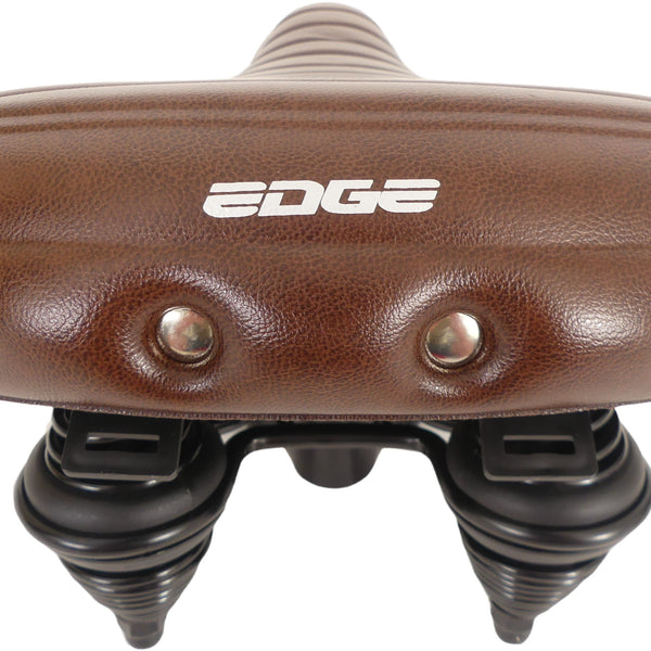 Bicycle Saddle Edge Urban XL Wave - Brown