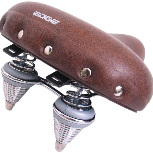 Bicycle saddle Urban XL - matt dark brown