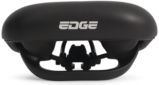 Edge fietszadel e-bike electra met handgreep en opbergruimte voor de apple air tag - zwart