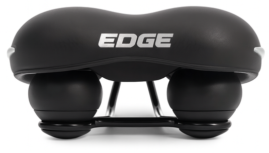 Edge fietszadel liberto - zwart (werkplaatsverpakking)