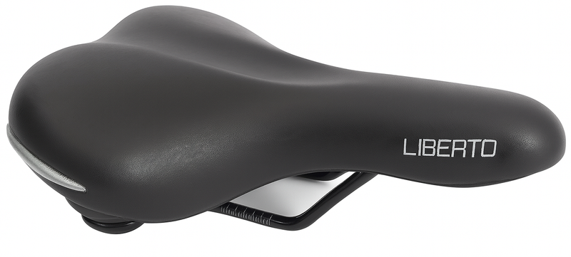 Load image into Gallery viewer, Fietszadel Edge Liberto - zwart (op kaart)
