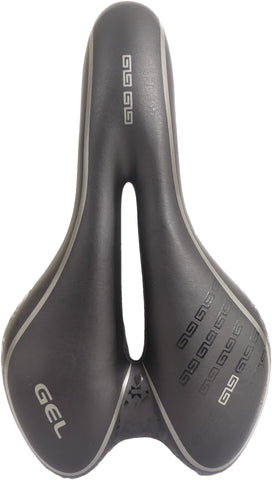 Bicycle saddle Edge Umbria Gel - black