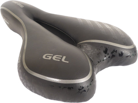 Bicycle saddle Edge Umbria Gel - black