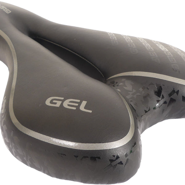 Bicycle saddle Edge Umbria Gel - black