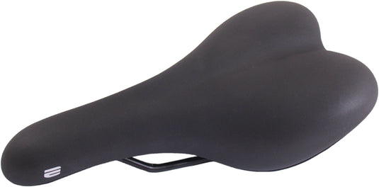 Edge fietszadel sporty - zwart (op kaart)