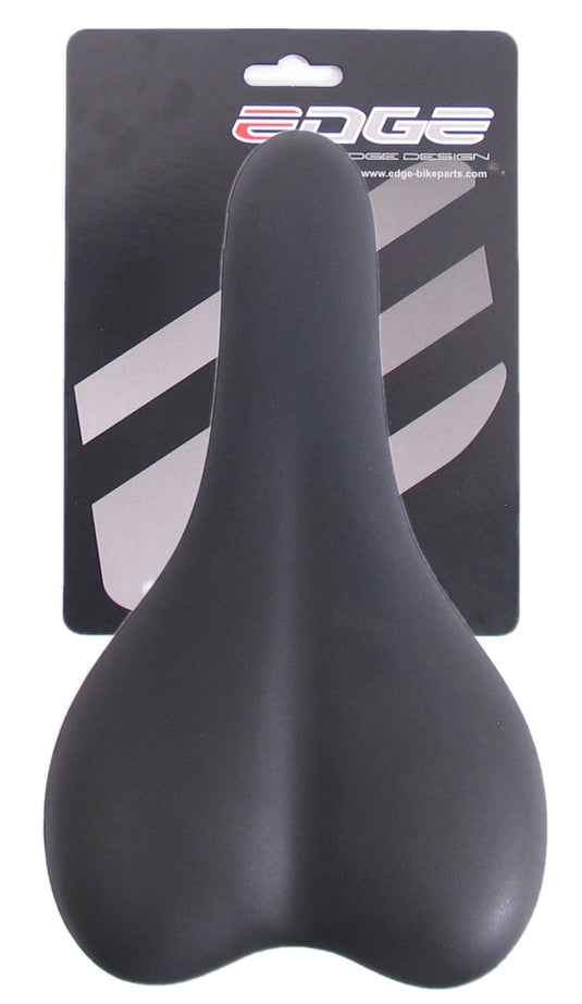Edge fietszadel sporty - zwart (op kaart)