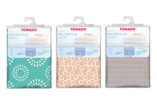 Tomado strijkplankhoes molton plus - 135x50cm