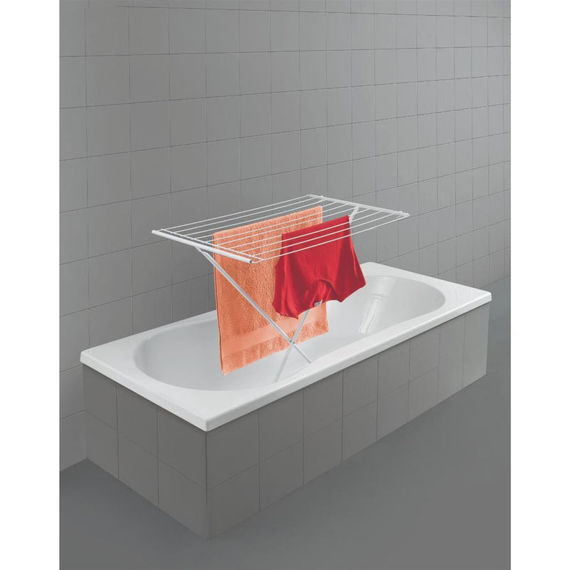 Load image into Gallery viewer, Tomado-metaltex tomado metaltex opvouwbaar staand droogrek como 8m wit
