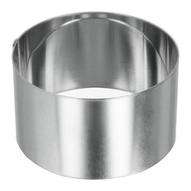 Metaltex bakring 8x4.5 cm rvs