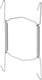 Metaltex bordenhouder van 11 tot 18cm