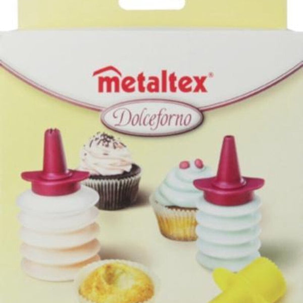 Metaltex metaltex decoratieset dolceforno 9 x 7 cm transparant