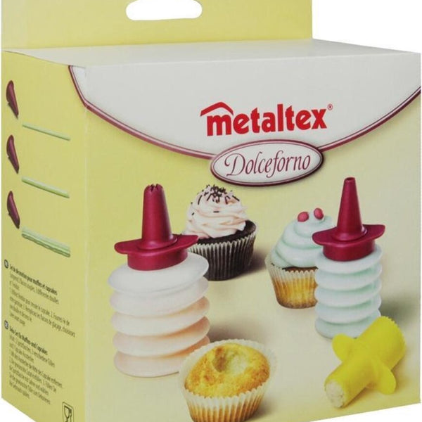 Metaltex metaltex decoratieset dolceforno 9 x 7 cm transparant