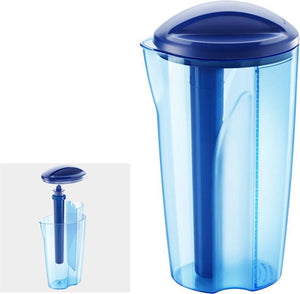 Metaltex tomado drankinfuser karaf blauw
