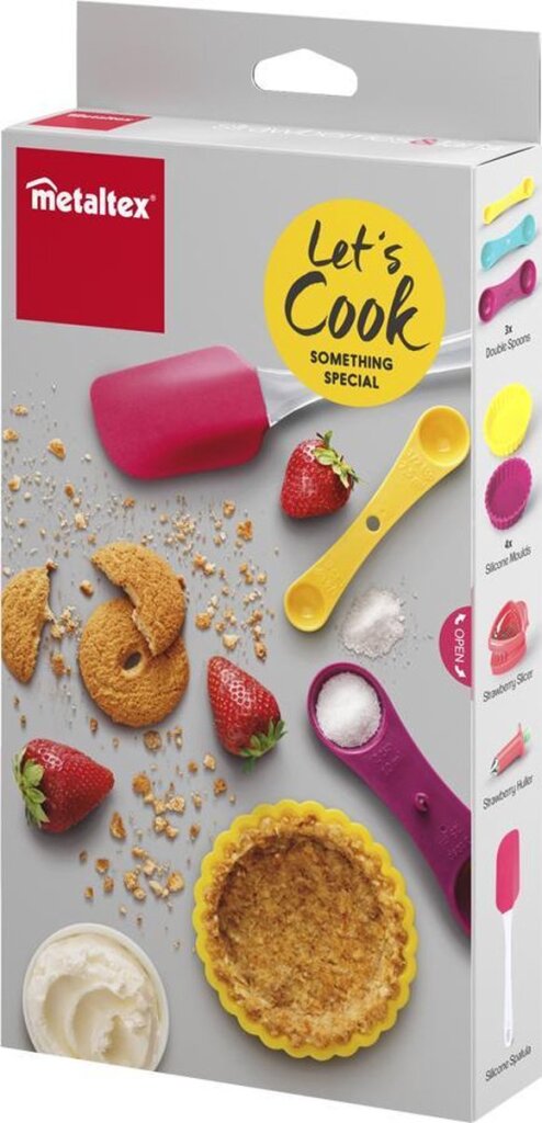 Metaltex taart en cake set voor het maken van taartjes en gebakjes