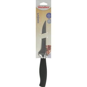 Metaltex comfort vleesmes 28 cm zwart rvs