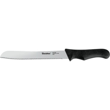 Metaltex basic line broodmes 31 cm rvs zwart