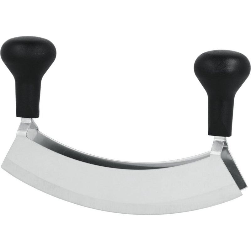 Load image into Gallery viewer, Metaltex hakmes met dubbele messen rvs zwart
