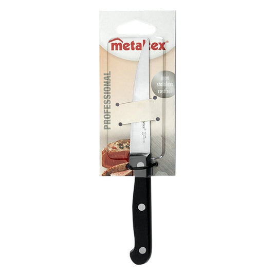 Metaltex professional steakmes 21 cm rvs zwart
