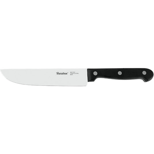 Metaltex professional chefmes 28 cm zwart rvs