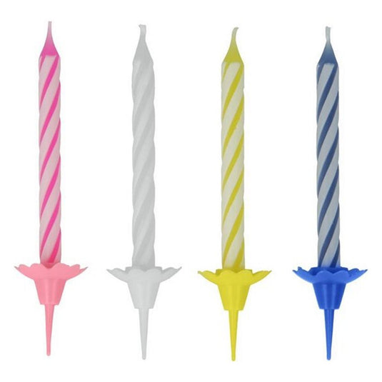 Metaltex taartkaarsjesset 24 kaarsjes