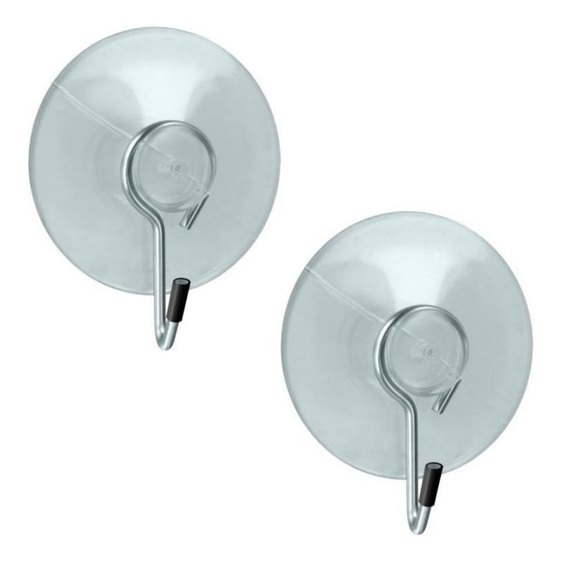 Load image into Gallery viewer, Metaltex haken met zuignap 2 stuks

