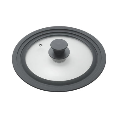 Metaltex pannendeksel 20-24 cm glas silicone zwart