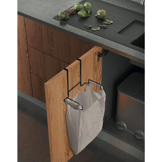 Metaltex galileo vuilniszakhouder 21x14x19 cm zwart