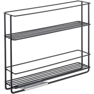 Metaltex uitschuifbaar kruidenrek zwart