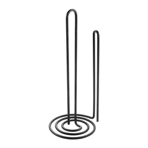 Metaltex keukenrolhouder 15x32 cm zwart