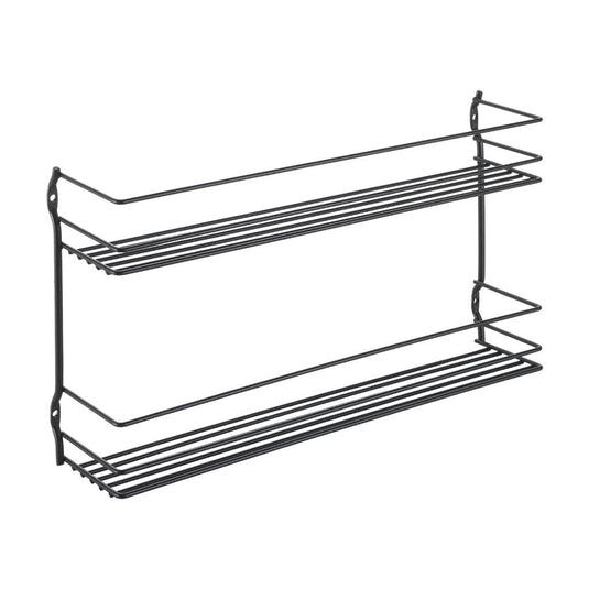 Metaltex pepito kruidenrek 2 etages 36x8x19 cm zwart